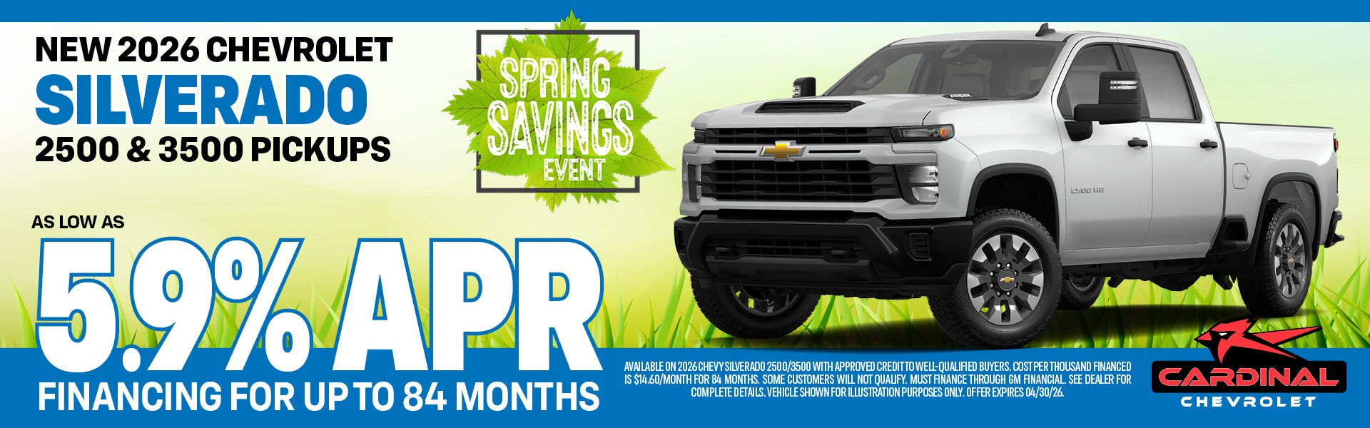 Spring Savings!